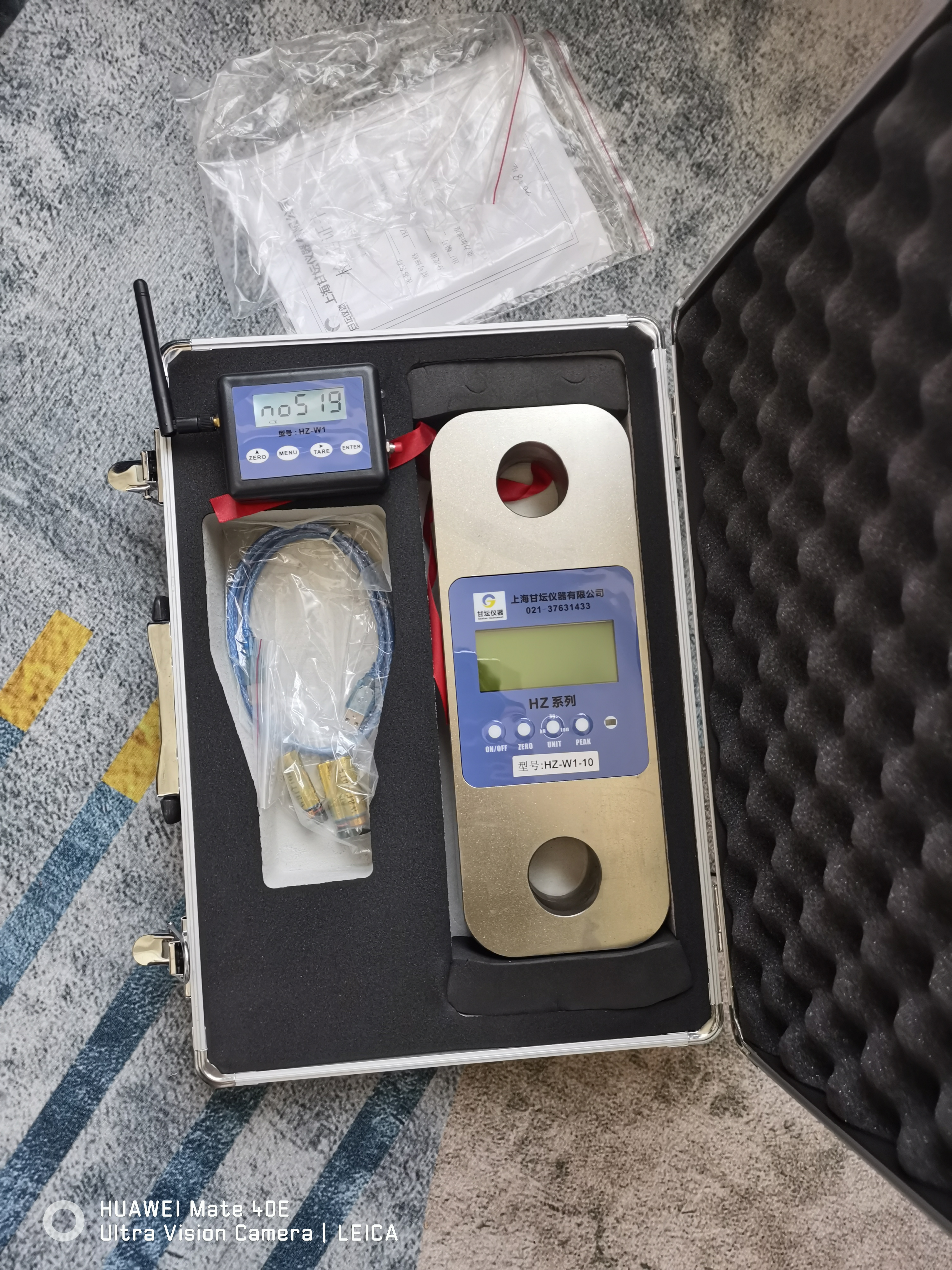 蓝牙电子称重测力计4t5t8t10t 用于监测链条绑扎​张力
